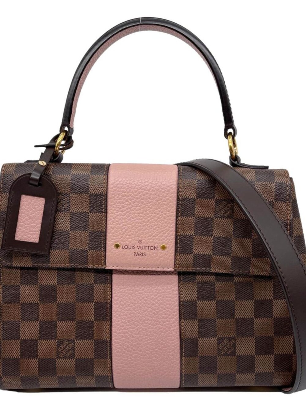Louis Vuitton Bond Street Damier Ebene Crossbody Bag Magnolia